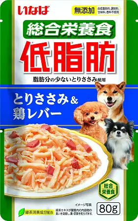 Купить inaba ТЭИСИБО влажный корм для собак в желе куриное филе с куриной печенью (пауч)