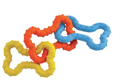 Petstages игрушка для собак "ОРКА Комбо косточки" разноцветные
