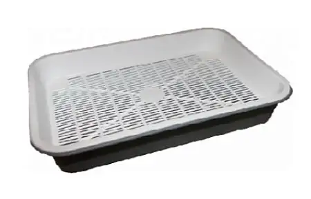 Купить zooexpress туалет для кошек "адам" с сеткой и высокими ножками