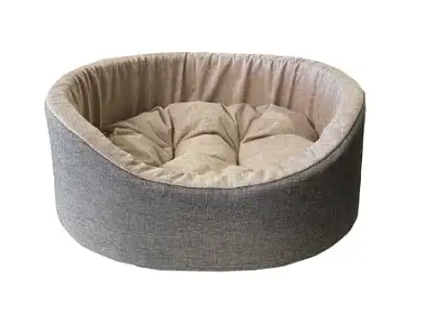 HOMEPET Жаккард Melange №1 лежак коричнево-розовый для собак и кошек