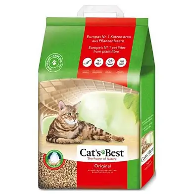 Cat's Best Original комкующийся наполнитель для кошек древесный